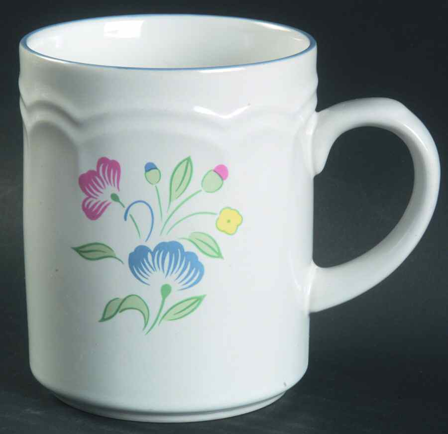 Floral Expressions (Japan, No Center) Mug by Hearthside-1