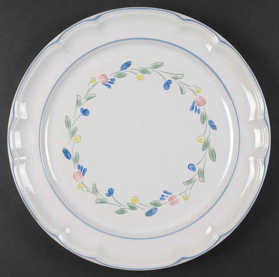 Floral Expressions (Japan, No Center) 12" Chop Plate (Round Platter) by Hearthside-1