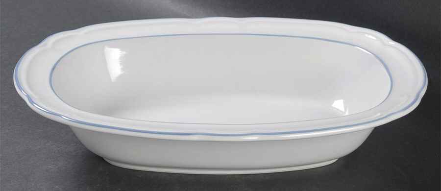 Floral Expressions (Japan, No Center) 10" Oval Vegetable Bowl by Hearthside-1