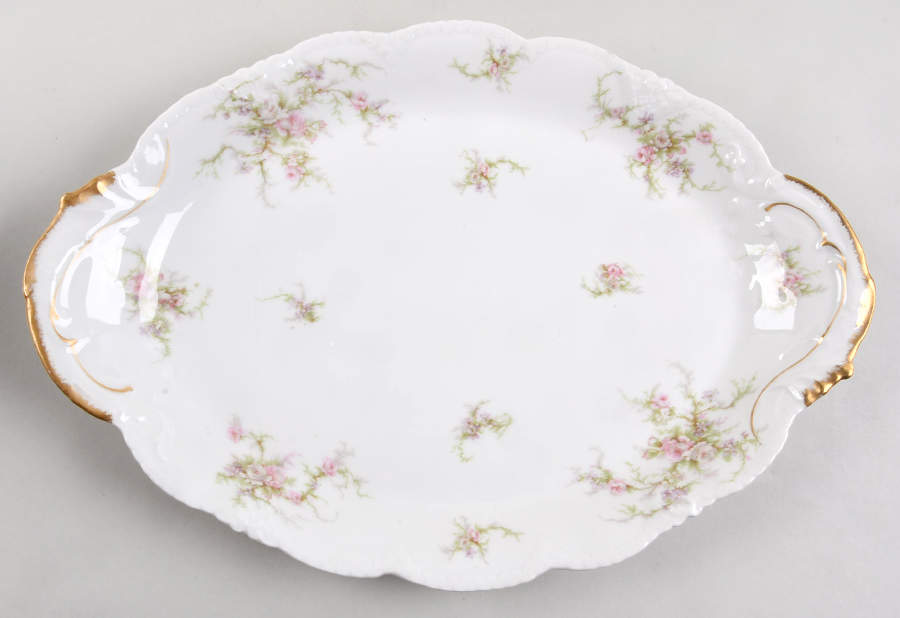 Schleiger 154k 16" Oval Serving Platter by Haviland-1