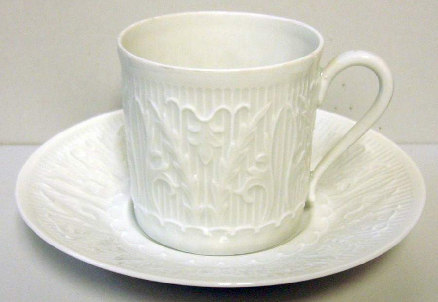 H789 Flat Demitasse Cup & Saucer Set by Haviland-1