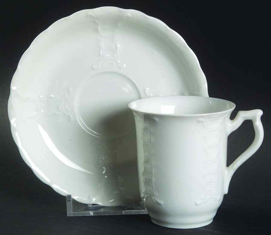 Schleiger 208 Chocolate Cup & Saucer Set by Haviland-1