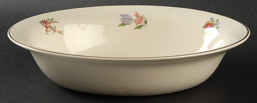 Priscilla 9" Oval Vegetable Bowl by Household Institute-1
