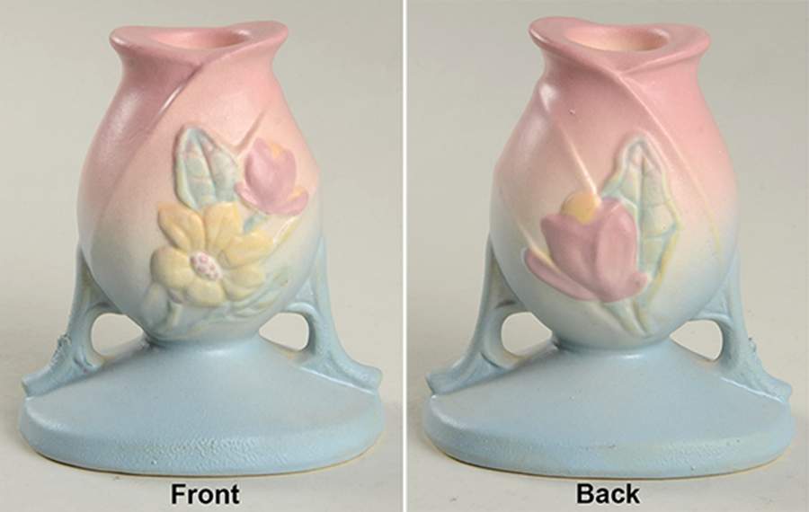 Magnolia (Matte) Single Light Candlestick by Hull-1