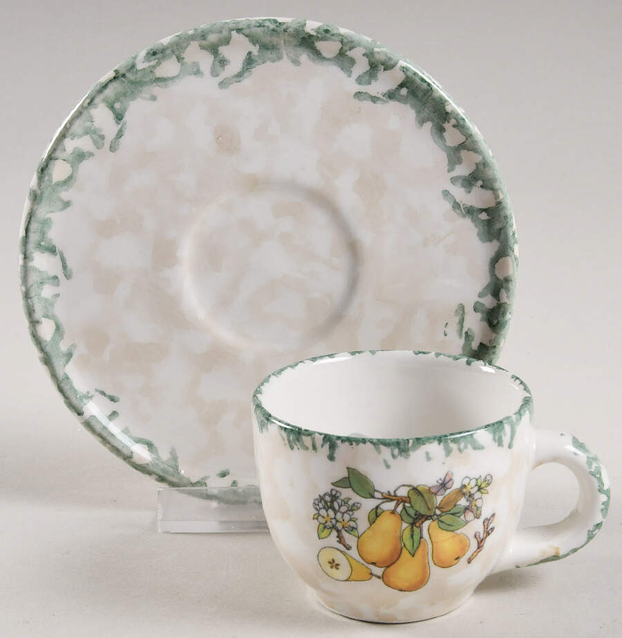 HIM7 Demitasse Cup & Saucer Set by Himark-1