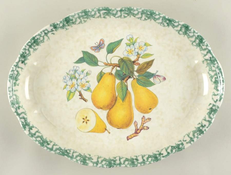 HIM7 18" Oval Serving Platter by Himark-1