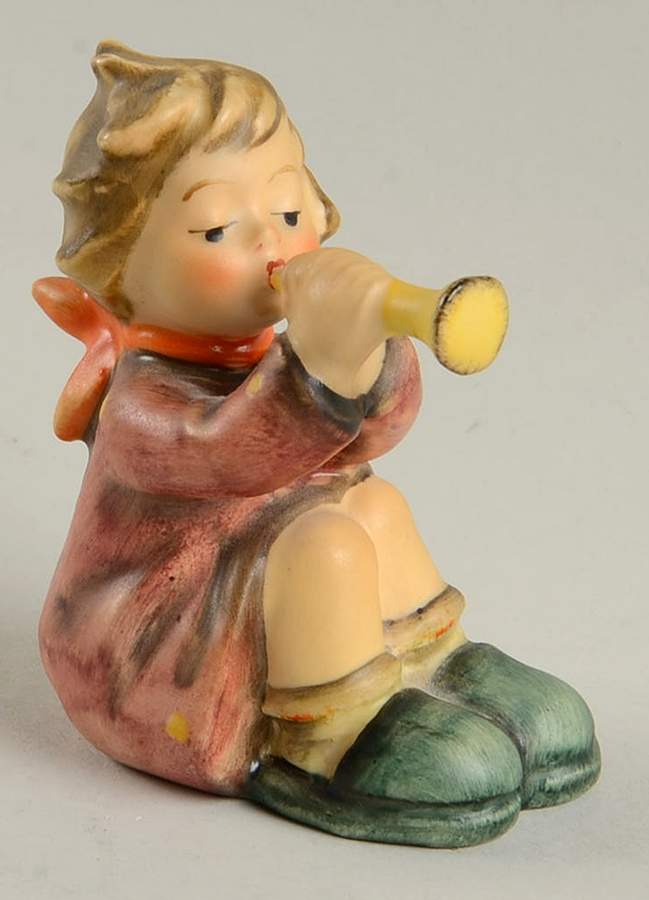 Girl with Trumpet Tm4-Girl With Trumpet - Boxed by M.I. Hummel-1