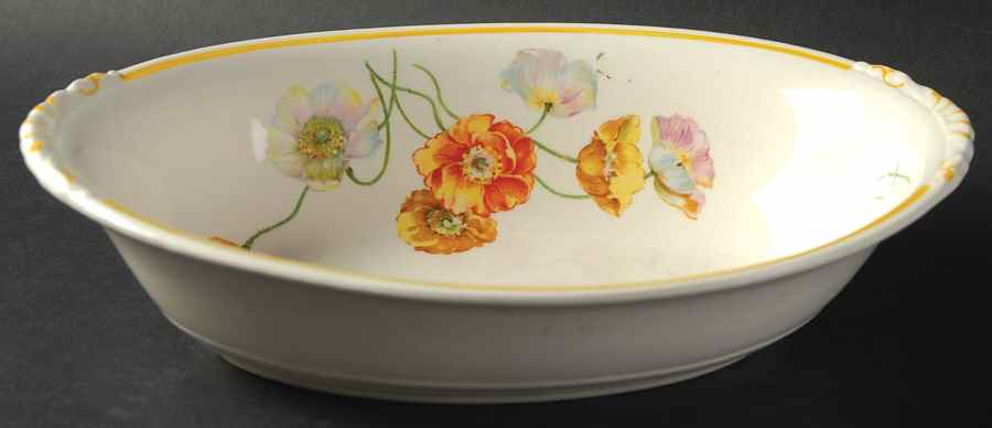 N291 9" Oval Vegetable Bowl by Homer Laughlin -1