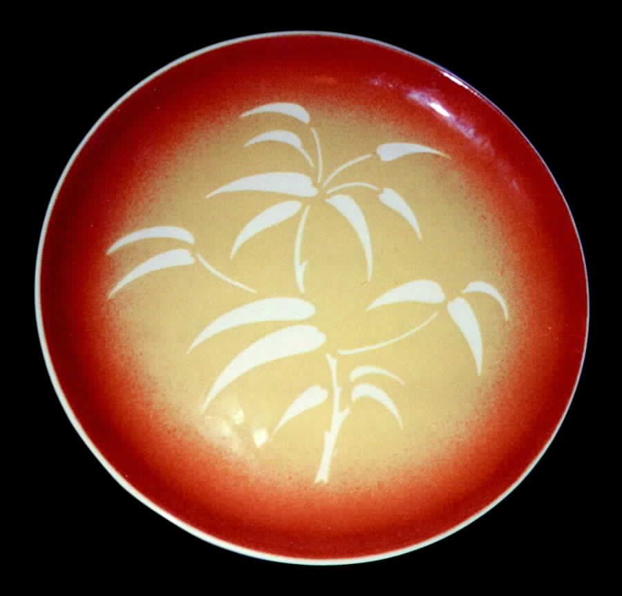 Spanish Gold Dinner Plate by Harker-1
