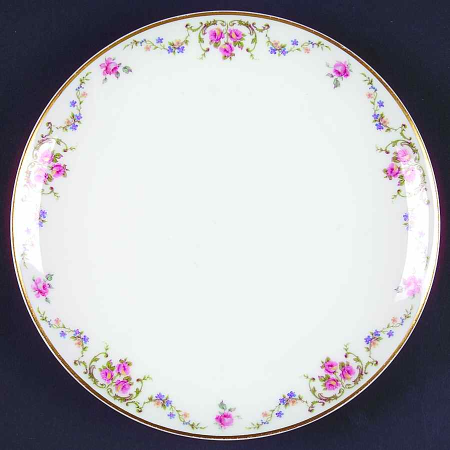 Schleiger 703a Coupe Salad Plate by Haviland-1