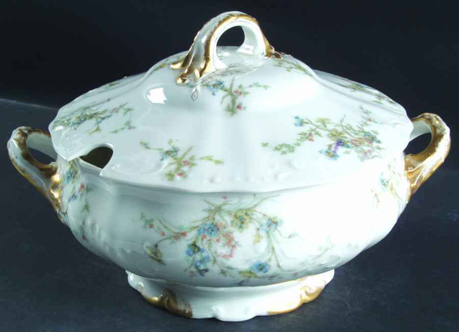 Schleiger 1018b Tureen &  Lid by Haviland-1