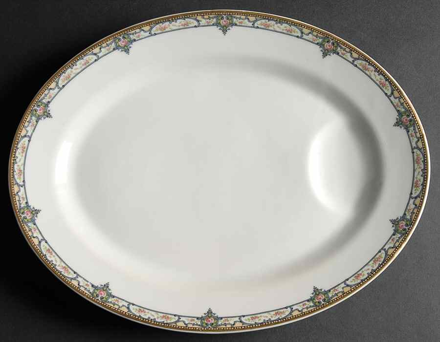 Schleiger 170-2 13" Oval Serving Platter by Haviland-1
