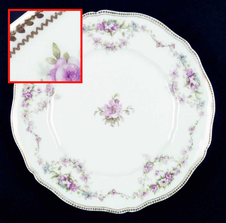 Schleiger 1053-4 Luncheon Plate by Haviland-1