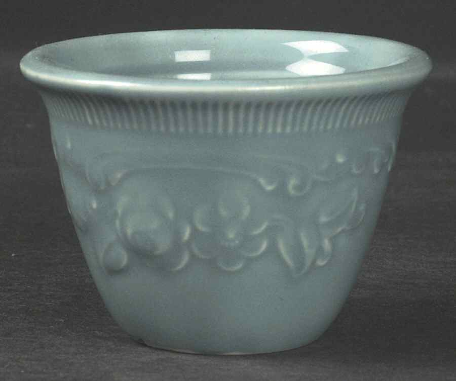 Oven Serve Turquoise Custard Cup by Homer Laughlin -1