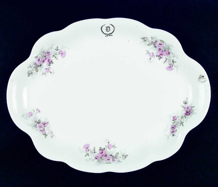The Engdus 13" Oval Serving Platter by Homer Laughlin -1