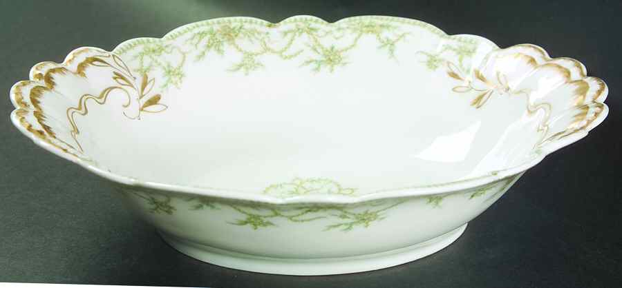 Schleiger 718c 10" Oval Vegetable Bowl by Haviland-1