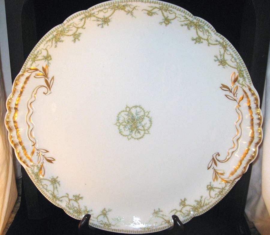 Schleiger 718c 13" Chop Plate (Round Platter) by Haviland-1