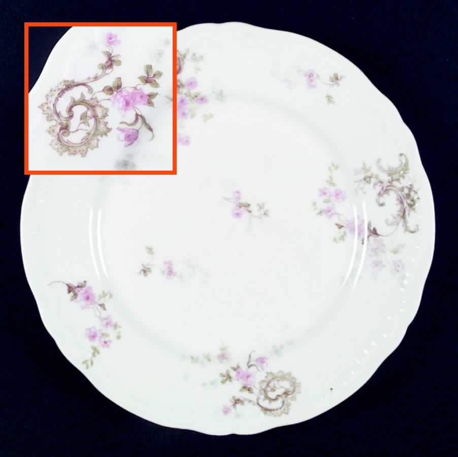 Schleiger 144j Dinner Plate by Haviland-1