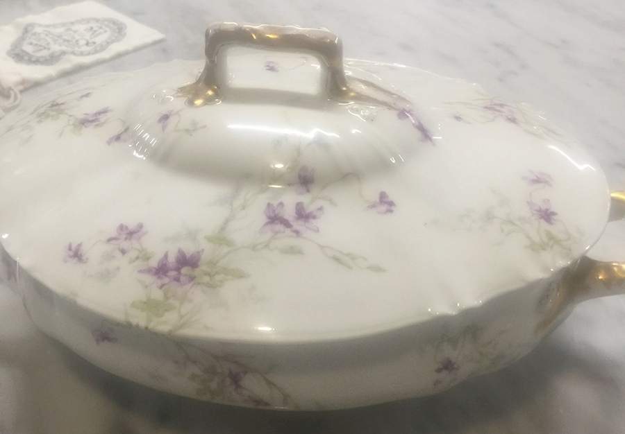 Schleiger 148 Oval Covered Vegetable by Haviland-1