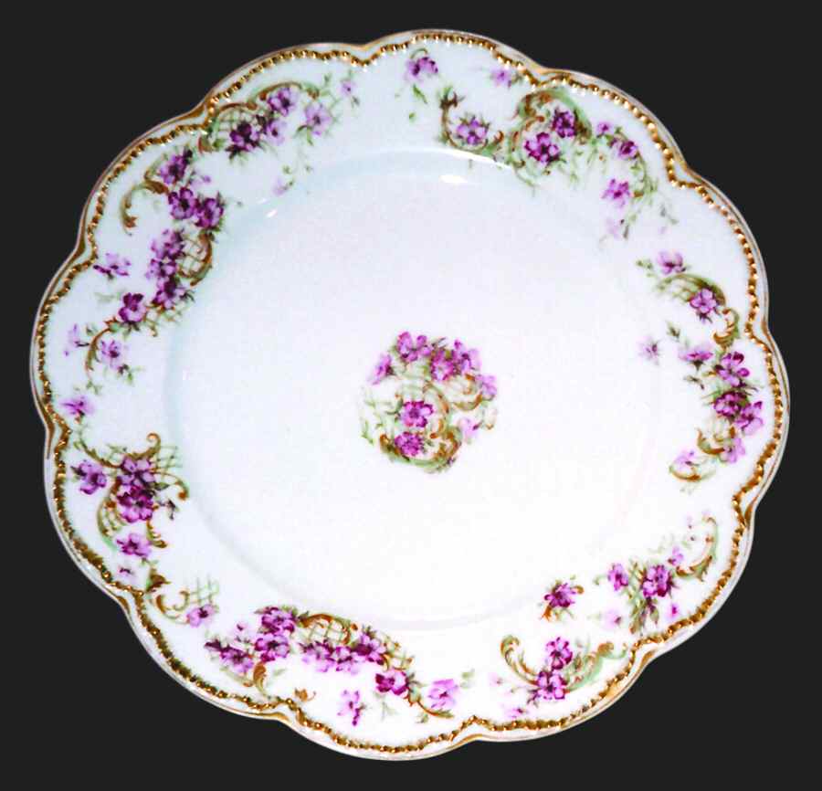 Schleiger 489a Dinner Plate by Haviland-1