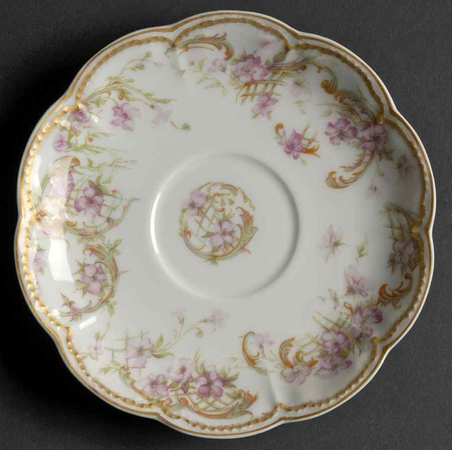 Schleiger 489a Saucer by Haviland-1