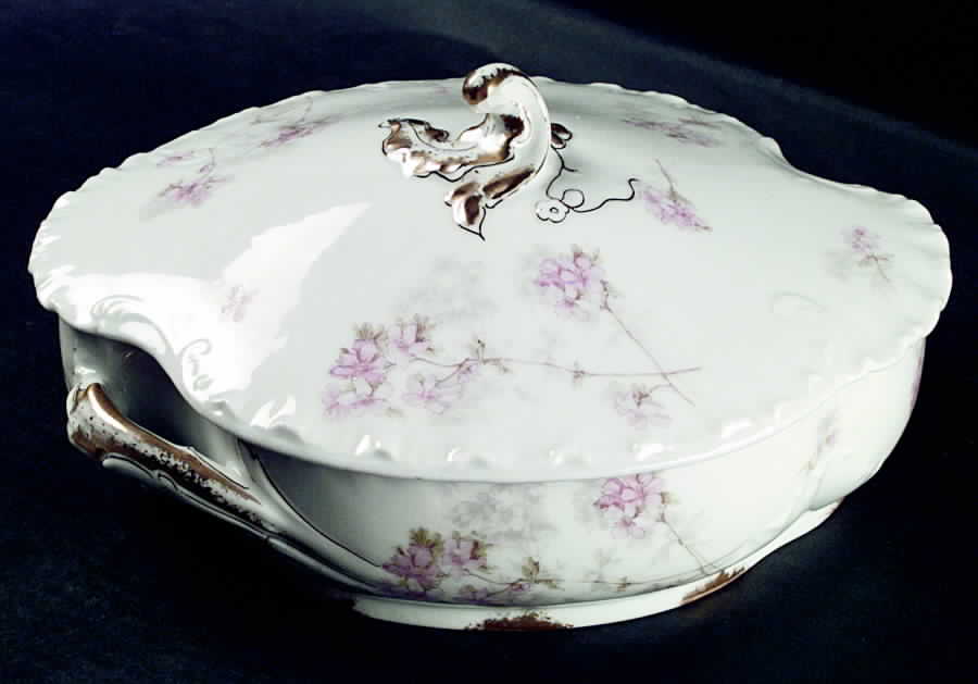 Schleiger 83d Oval Covered Vegetable by Haviland-1