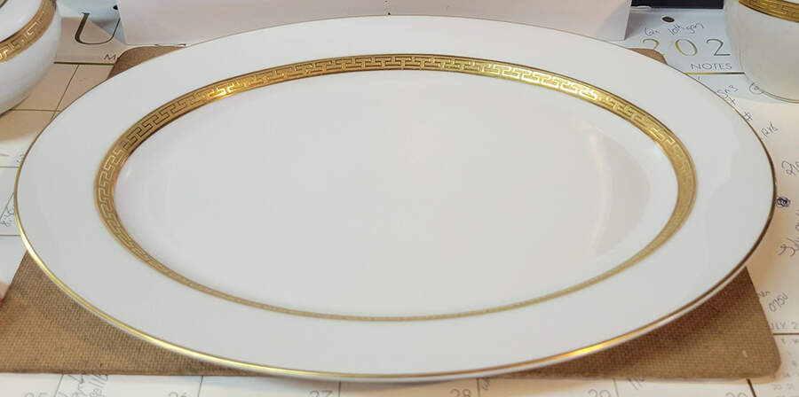 19207 13" Oval Serving Platter by Heinrich - H&C-1