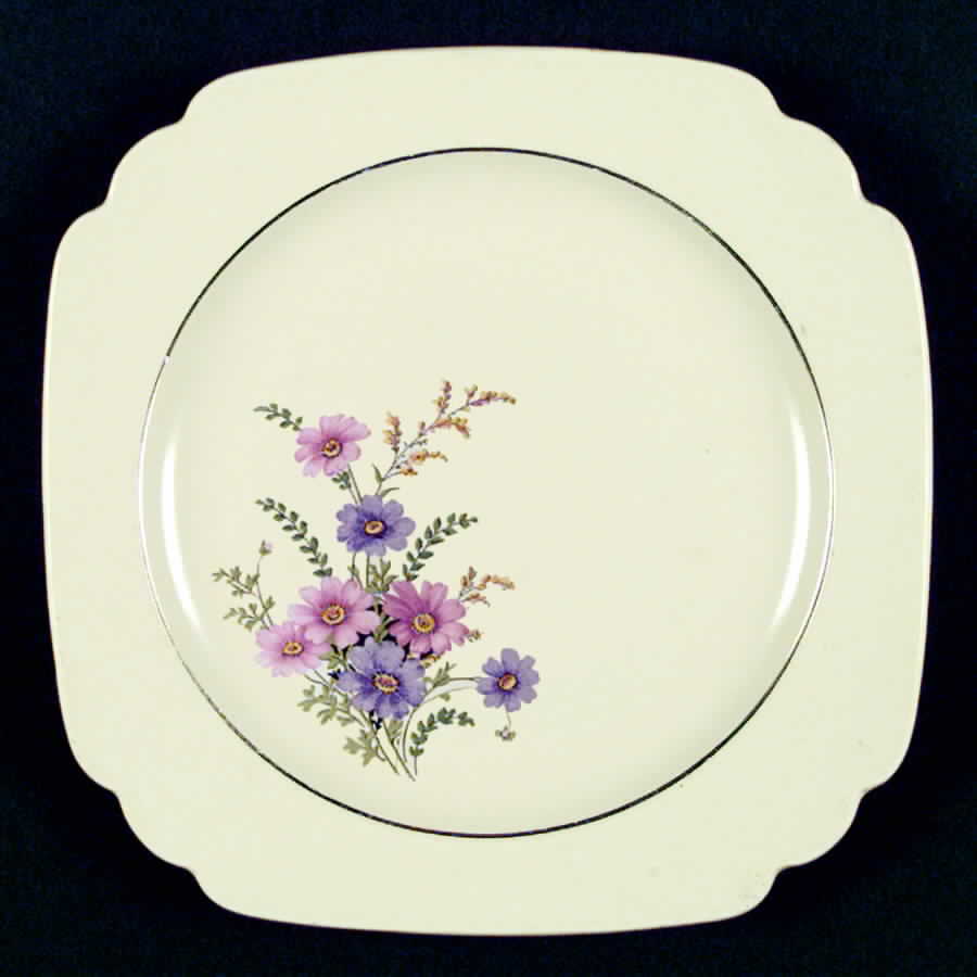 MS146 Square Dinner Plate by Homer Laughlin -1