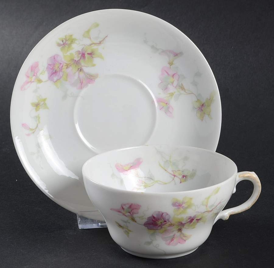 Schleiger 333l Flat Cup & Saucer Set by Haviland-1