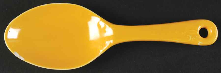 Fiesta Kitchen Kraft Solid Salad Serving Spoon by Homer Laughlin -1