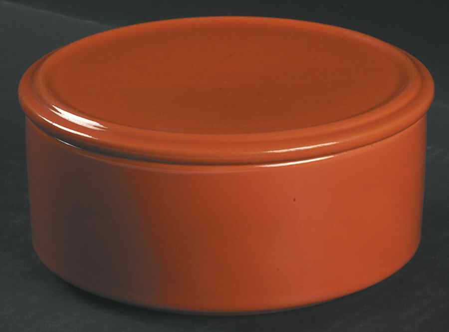 Fiesta Kitchen Kraft Small Refrigerator Jar & Lid by Homer Laughlin -1