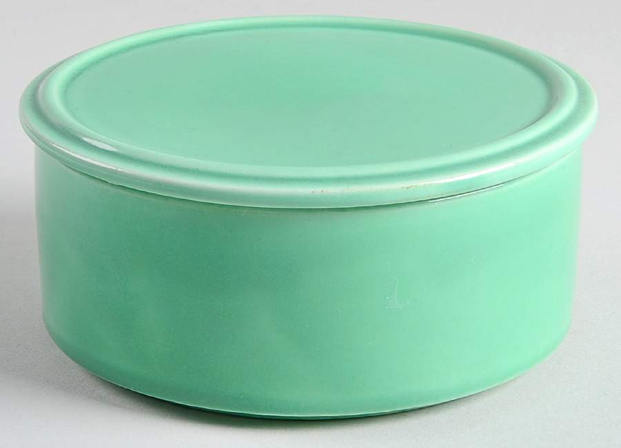 Fiesta Kitchen Kraft Small Refrigerator Jar & Lid by Homer Laughlin -1