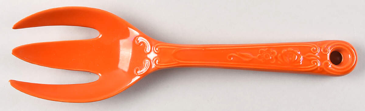 Fiesta Kitchen Kraft Solid Salad Serving Fork by Homer Laughlin -1