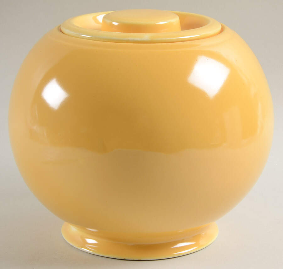 Fiesta Kitchen Kraft Large Covered Jar & Lid by Homer Laughlin -1