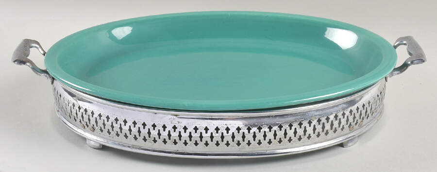 Fiesta Kitchen Kraft Metal Holder for 13" Platter by Homer Laughlin -1