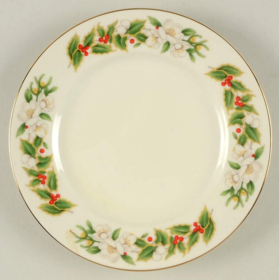 Golden December Bread & Butter Plate by Horchow-1
