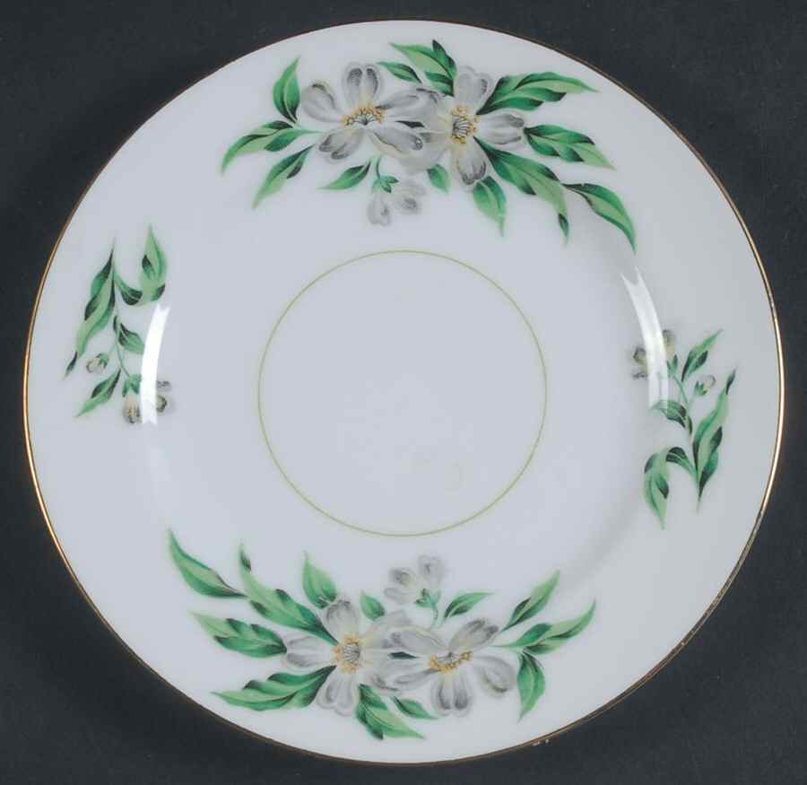 Desert Gardenia Bread & Butter Plate by Hira China-1