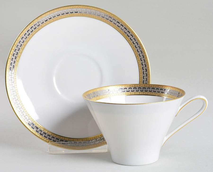 403895 Flat Cup & Saucer Set by Hutschenreuther-1