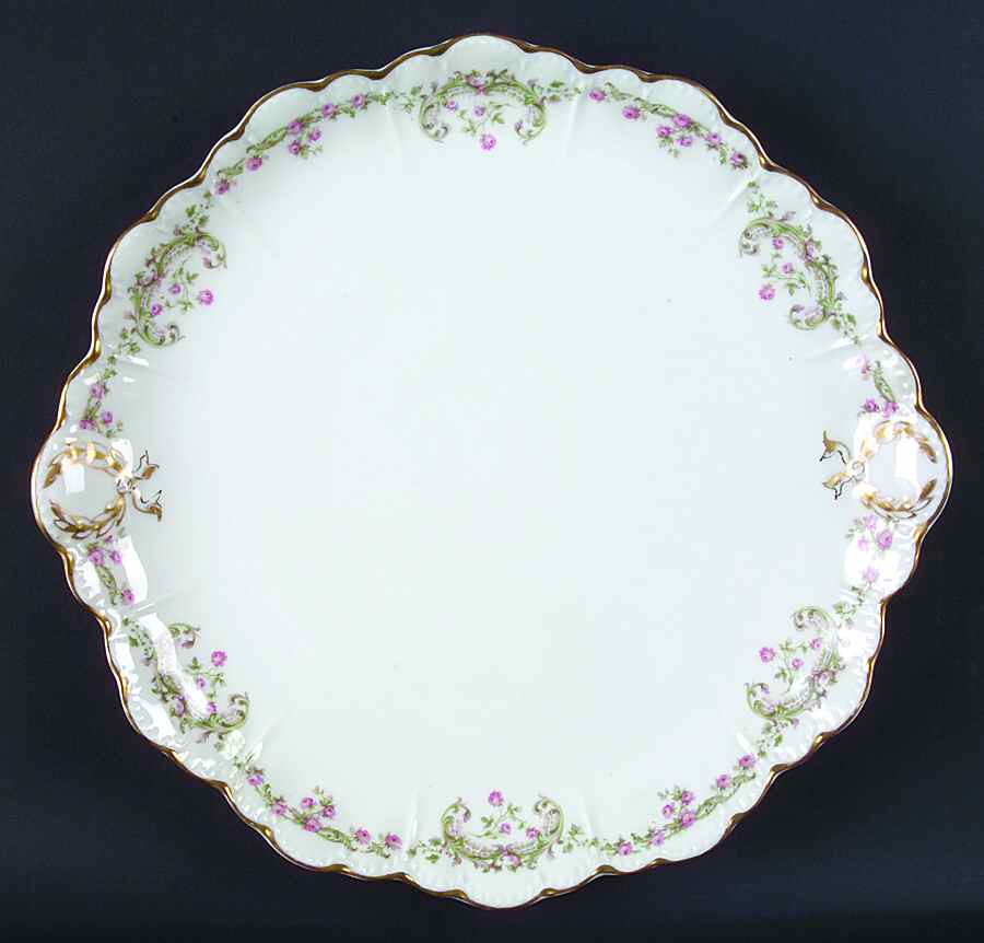 Schleiger 720 Handled Cake Plate by Haviland-1