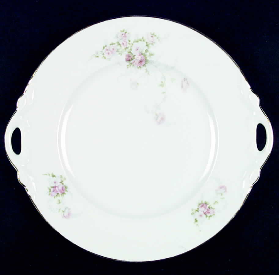 HUT689 Handled Cake Plate by Hutschenreuther-1