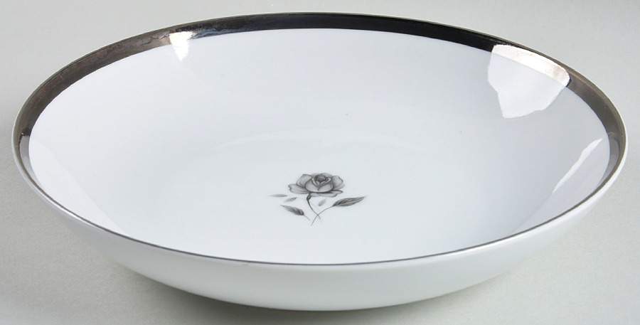 Midnight Rose Coupe Soup Bowl by Hope Chest-1