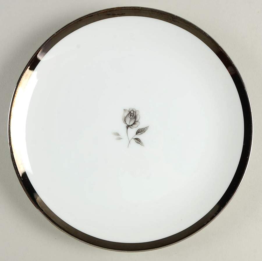 Midnight Rose Bread & Butter Plate by Hope Chest-1