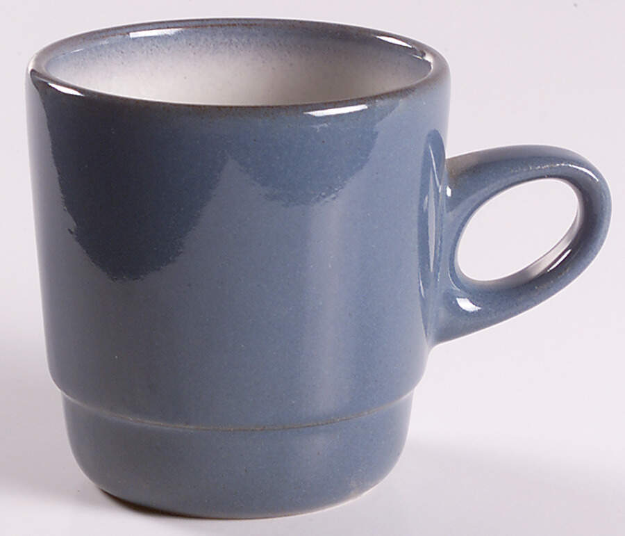 French Blue (Rim) Flat Cup by Heath-1