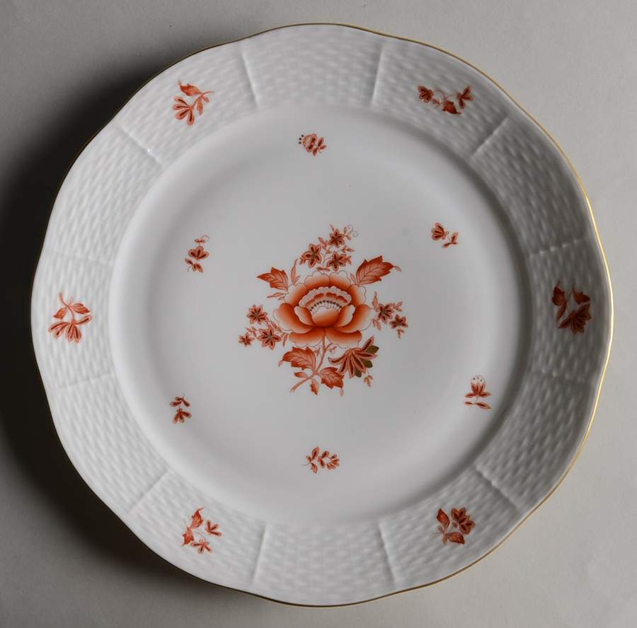 Nanking Bouquet Rust (NBR) Dinner Plate by Herend-1