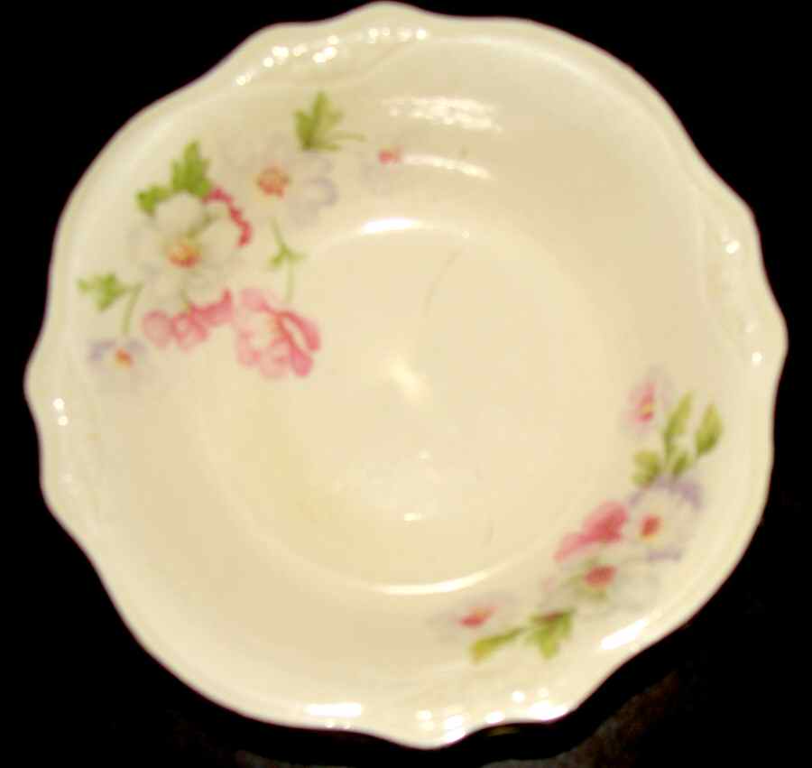 Fluffy Rose 5 (No Trim) Fruit/Dessert (Sauce) Bowl by Homer Laughlin -1