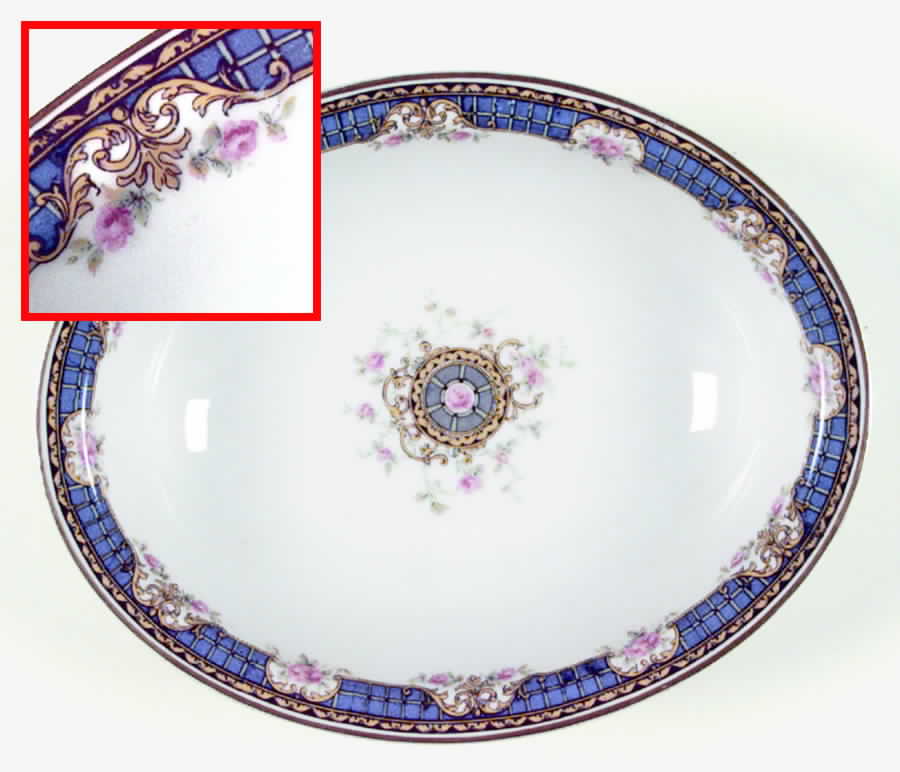 Schleiger 505-1 9" Oval Vegetable Bowl by Haviland-1