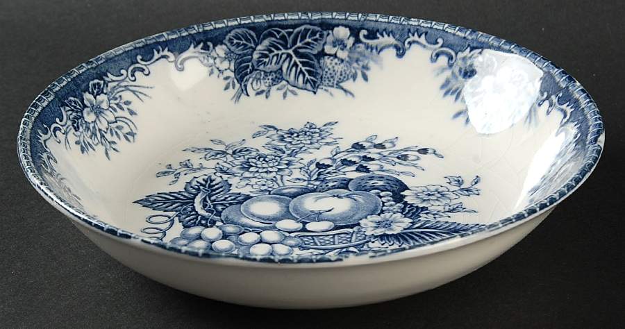 Blue Vintage Coupe Soup Bowl by Hara-1