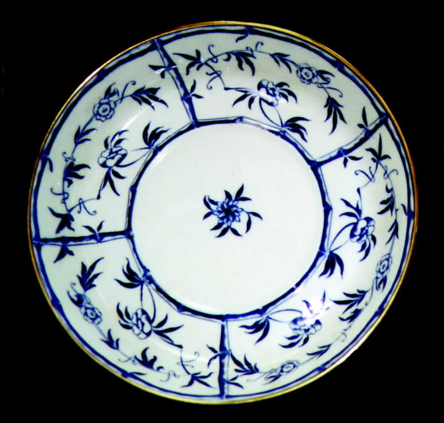Bamboo Blue Saucer by Hammersley-1