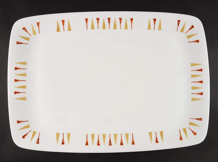 Sunburst 17" Rectangular Serving Platter by Harmony House China-1