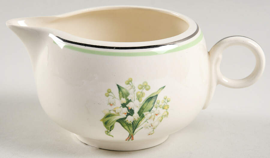 Lily of The Valley Creamer by Homer Laughlin -1